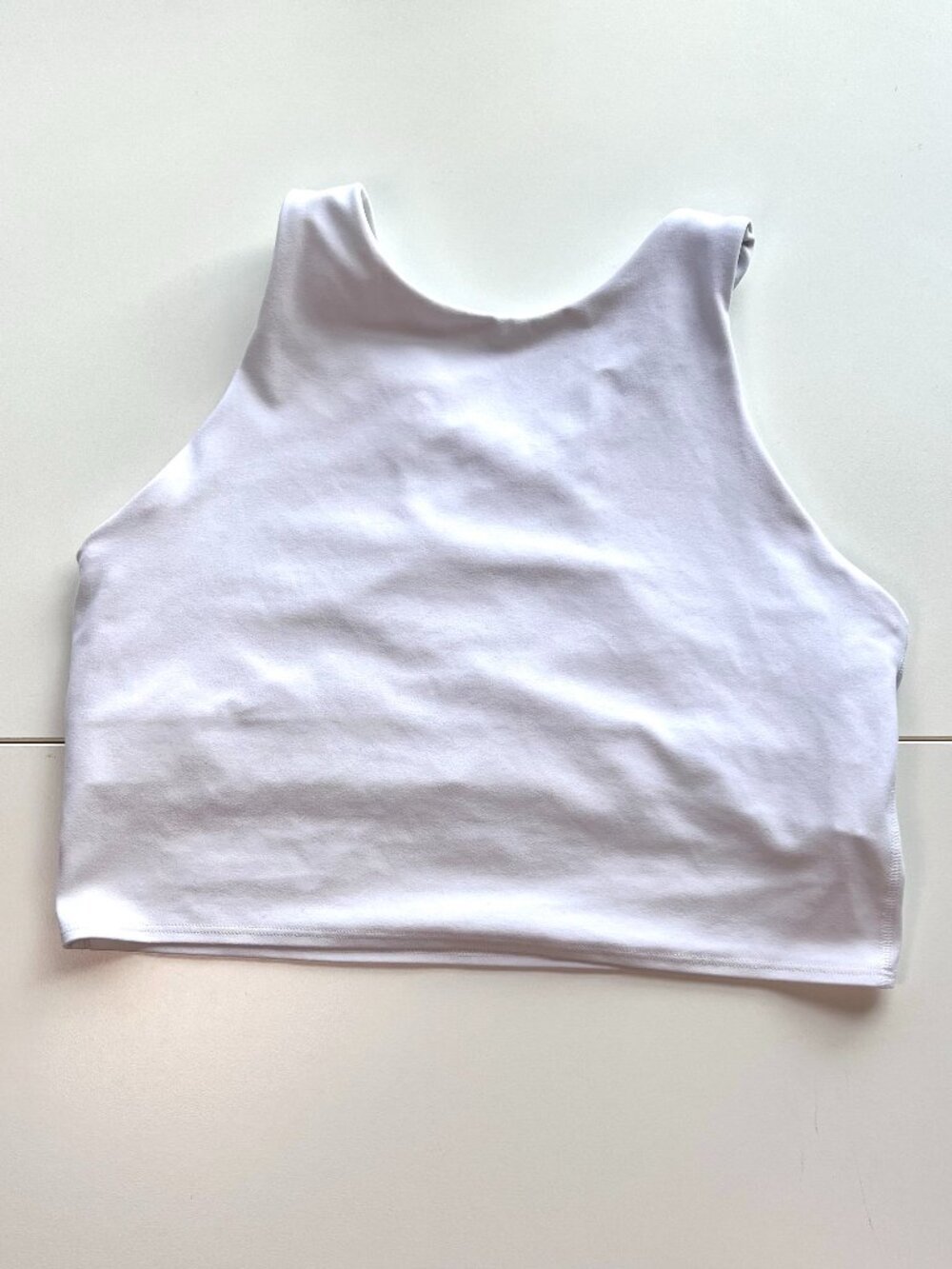 Athleta Sports Bra White Size Med